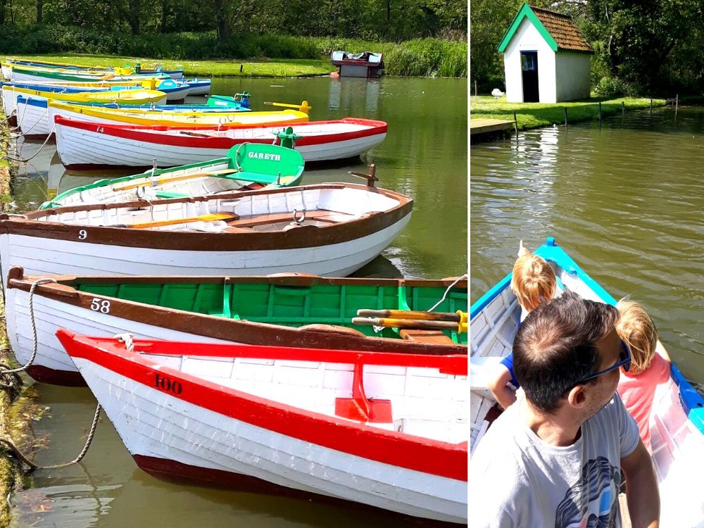 Boating on Thorpeness Meare