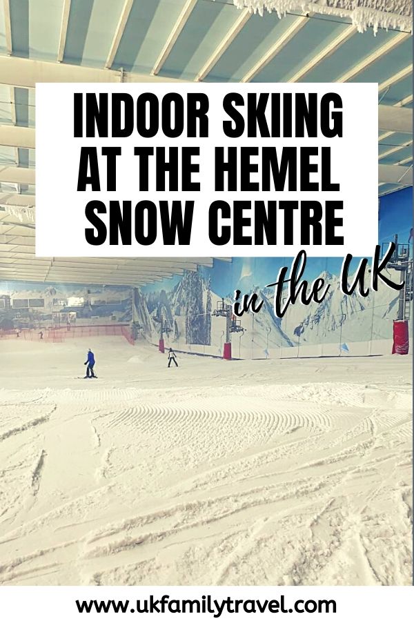 Indoor skiiing at the Hemel Snow Centre in the UK