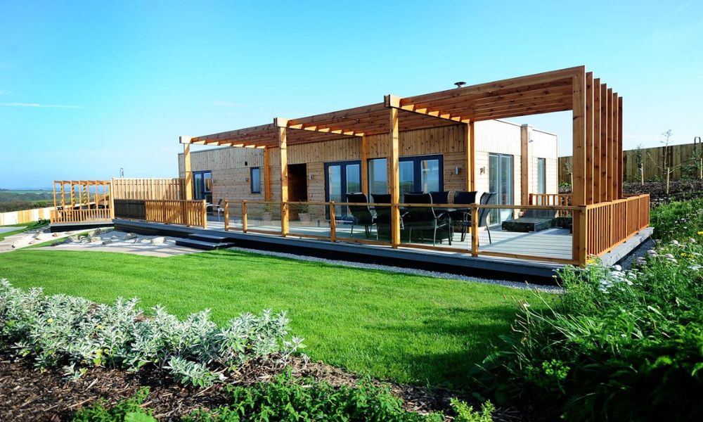 Gwel an Mor Eco Lodge - a luxury alternative to Center Parcs. 