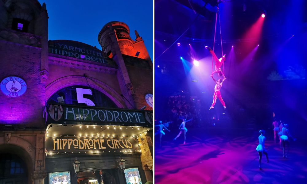 Hippodrome Circus Christmas Spectacular - one of the best things to do at Christmas in Norfolk.