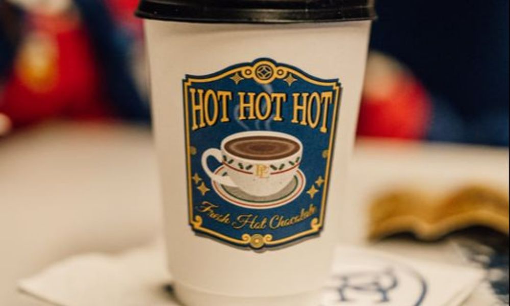 Hot chocolate cup from the Telford Polar Express.