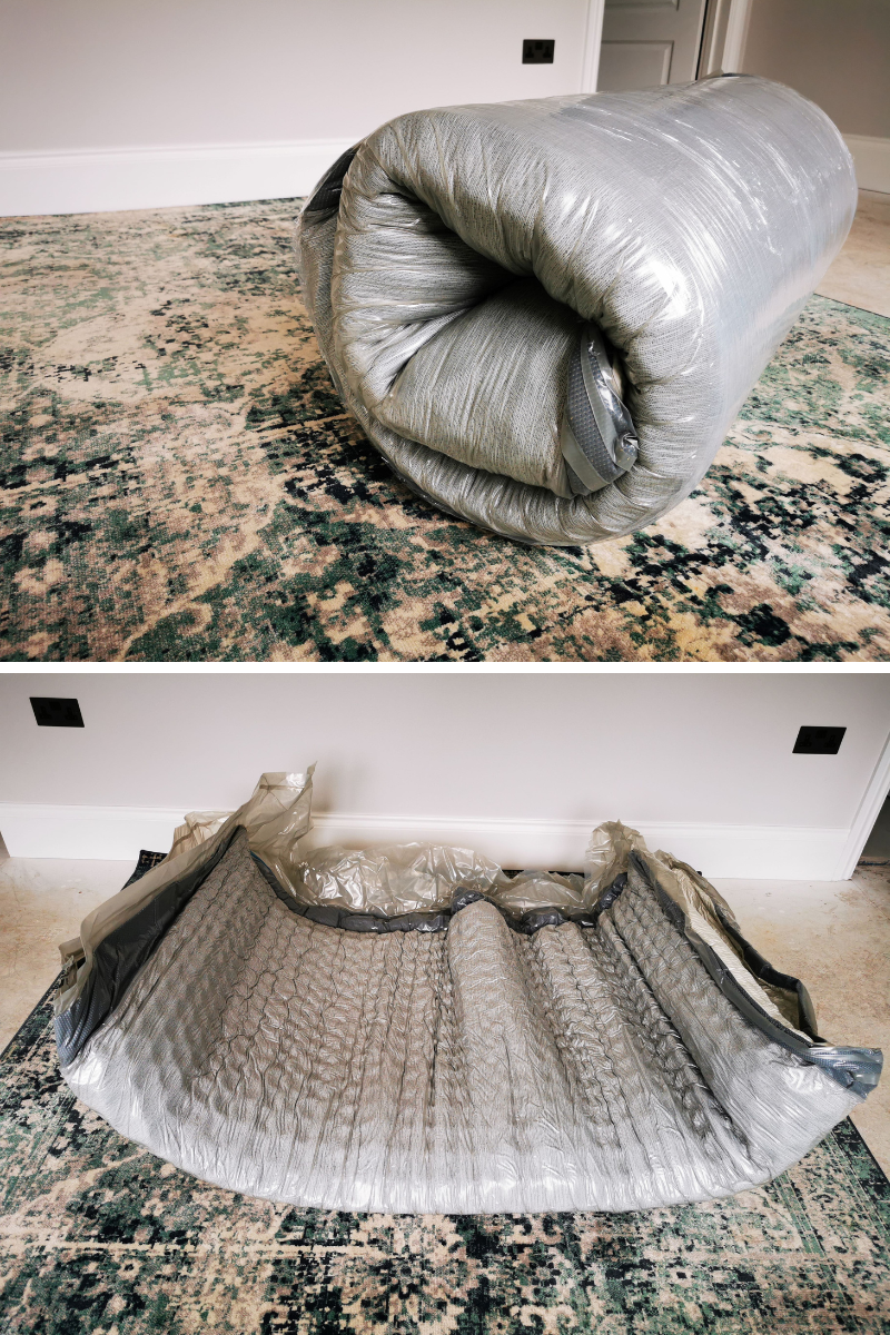Simba Hybrid® Original mattress being unpacked